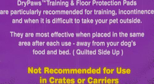 Show full view: MidWest Dry Paws Training & Floor Protection Pads, 30 count slide 3 of 7