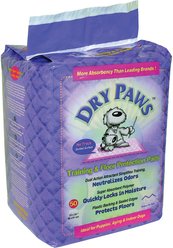 MidWest Dry Paws Training & Floor Protection Pads, 50 count