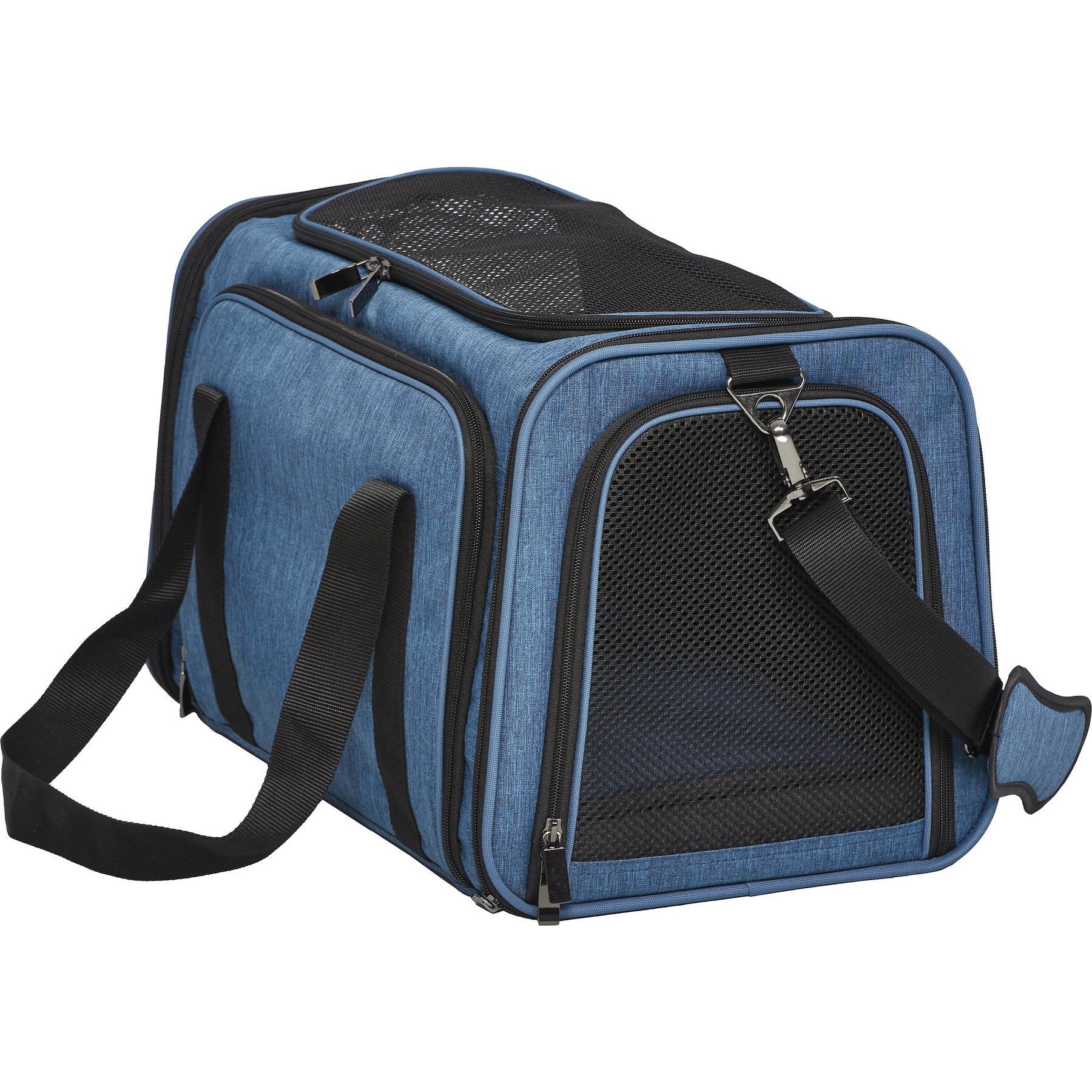 MidWest Duffy Dog & Cat Carrier, Blue, Large