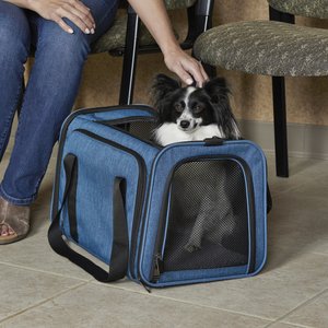 MidWest Duffy Dog & Cat Carrier, Blue, Large