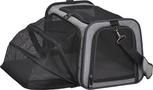 Show full view: MidWest Duffy Dog & Cat Carrier, Gray, Large slide 6 of 11