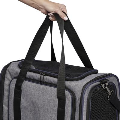 Show full view: MidWest Duffy Dog & Cat Carrier, Gray, Large slide 9 of 11