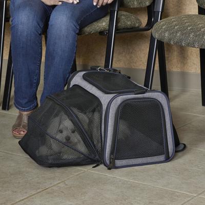 Show full view: MidWest Duffy Dog & Cat Carrier, Gray, Medium slide 3 of 9