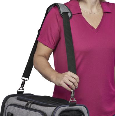 Show full view: MidWest Duffy Dog & Cat Carrier, Gray, Medium slide 7 of 9