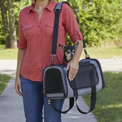 Show full view: MidWest Duffy Dog & Cat Carrier, Gray, Small slide 3 of 9