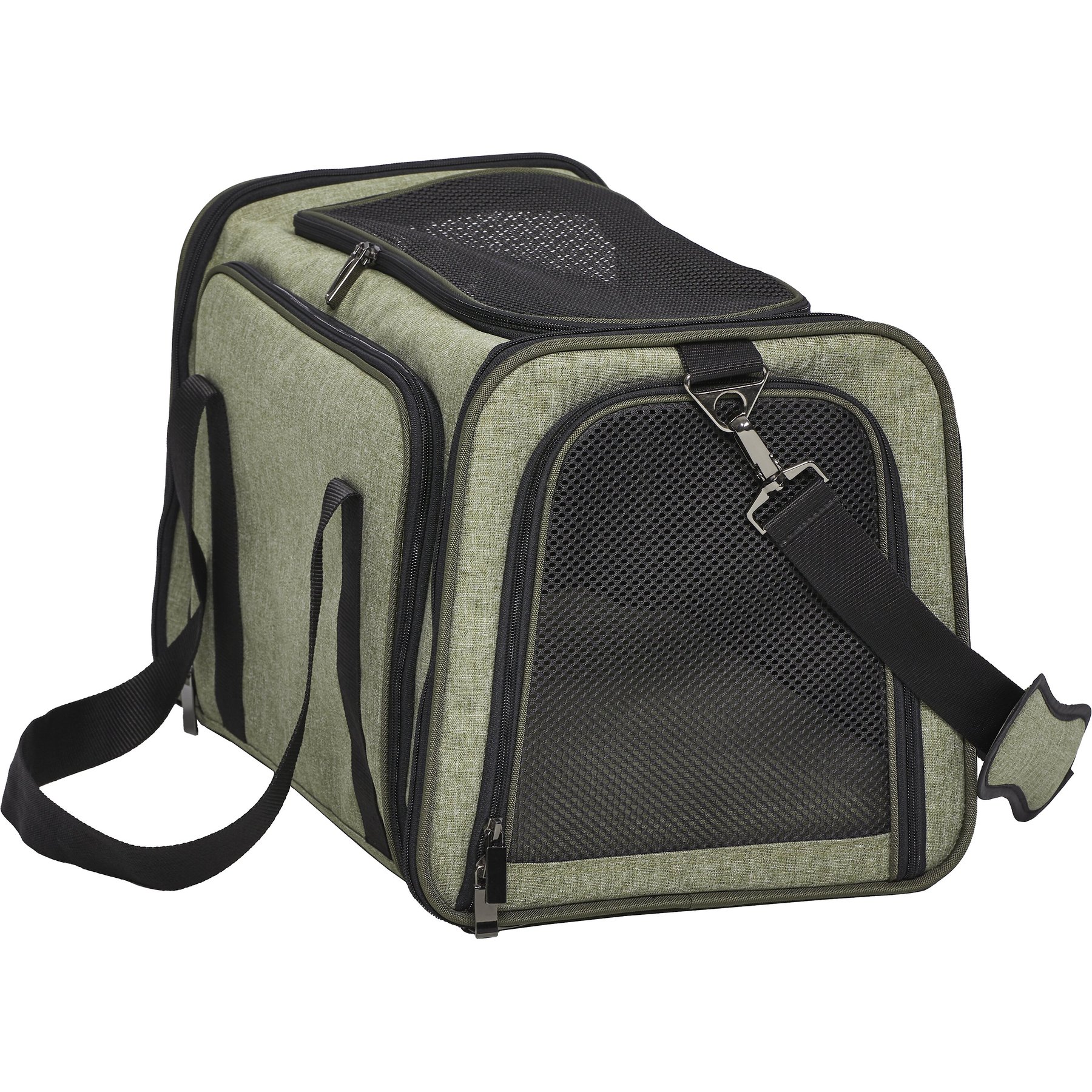 MidWest Duffy Dog & Cat Carrier, Green, Large