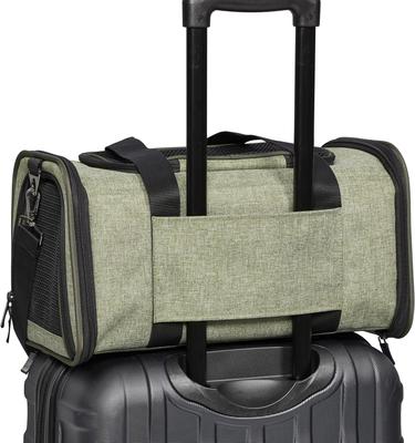 Show full view: MidWest Duffy Dog & Cat Carrier, Green, Medium slide 8 of 11