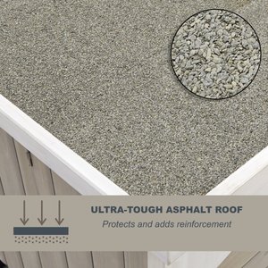 MidWest Eillo Folding Outdoor Wood Dog House, Beige, Small