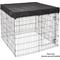 Show in main carousel: MidWest Exercise Pen Top Fabric Mesh Sunscreen Accessory, Square Configuration, Black slide 8 of 9