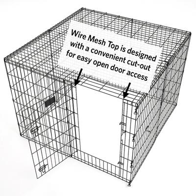 Show full view: MidWest Exercise Pen Wire Mesh Top slide 3 of 6