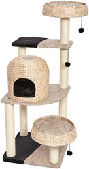 MidWest Feline Nuvo Biscayne 59.75-in Modern Wicker Cat Tree & Condo
