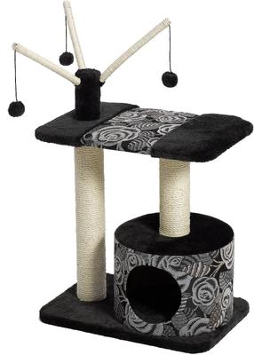 Show full view: MidWest Feline Nuvo Carnival 37.5-in Faux Fur Cat Tree & Condo slide 8 of 10