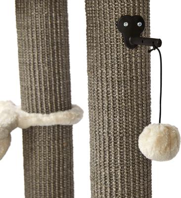 Show full view: MidWest Feline Nuvo Cove 35-in Faux Fur Modern Cat Tree slide 3 of 10