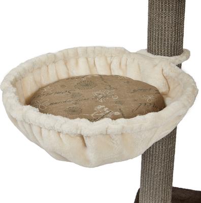 Show full view: MidWest Feline Nuvo Cove 35-in Faux Fur Modern Cat Tree slide 5 of 10