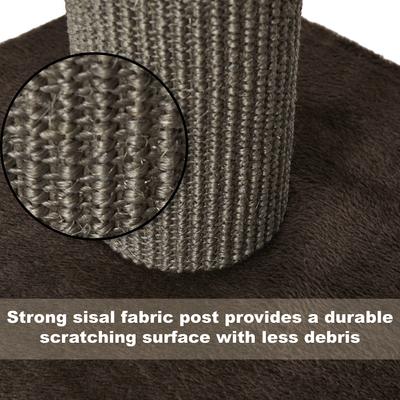 Show full view: MidWest Feline Nuvo Cove 35-in Faux Fur Modern Cat Tree slide 8 of 10