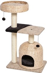 MidWest Feline Nuvo Nest 40.75-in Modern Wicker Cat Tree & Condo