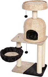 MidWest Feline Nuvo Reid 51.75-in Modern Wicker Cat Tree & Condo
