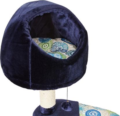 Show full view: MidWest Feline Nuvo Resort 60-in Faux Fur Cat Tree slide 6 of 10