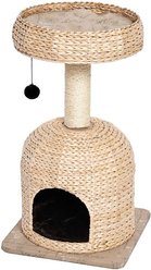 MidWest Feline Nuvo Scout 31.5-in Modern Wicker Cat Tree & Condo