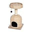 MidWest Feline Nuvo Scout 31.5-in Modern Wicker Cat Tree & Condo
