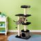 Show in main carousel: MidWest Feline Nuvo Tower 50.5-in Faux Fur Cat Tree & Condo, Black Floral slide 1 of 12