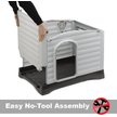 Show in main carousel: MidWest Ferplast Villa Dog Kennel with Folding Porch, Medium slide 4 of 6
