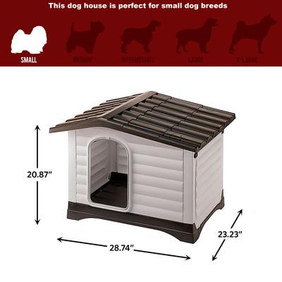 Show full view: MidWest Ferplast Villa Dog Kennel with Folding Porch, Small-Midwest slide 5 of 6