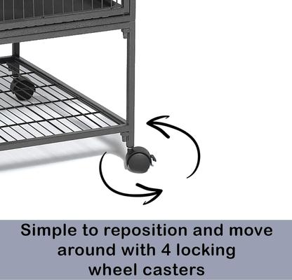 Show full view: MidWest Ferret Nation Deluxe Ferret Cage, Double Story slide 7 of 10