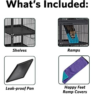 MidWest Ferret Nation Deluxe Ferret Cage, Single Story