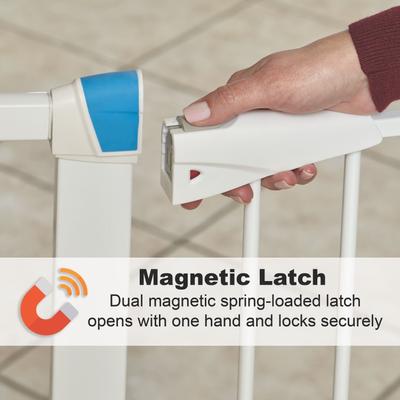 Show full view: MidWest Glow in the Dark Dog & Cat Gate, White, 39-in slide 6 of 9