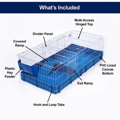 Show full view: MidWest Guinea Habitat Deluxe Guinea Pig Cage slide 2 of 9