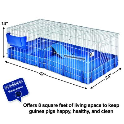 Show full view: MidWest Guinea Habitat Deluxe Guinea Pig Cage slide 3 of 9