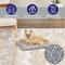 Show in main carousel: MidWest Homes for Pets Quiet Time Deluxe Wave Bolster Dog & Cat Bed, Gray, Small: 24-inch slide 2 of 7