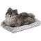 Show in main carousel: MidWest Homes for Pets Quiet Time Deluxe Wave Bolster Dog & Cat Bed, Gray, X-Small slide 1 of 7