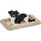 Show in main carousel: MidWest Homes for Pets Quiet Time Deluxe Wave Bolster Dog & Cat Bed, Tan, Small: 22-inch slide 1 of 8