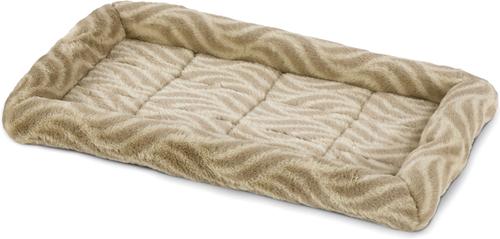 Show full view: MidWest Homes for Pets Quiet Time Deluxe Wave Bolster Dog & Cat Bed, Tan, Small: 22-inch slide 3 of 8