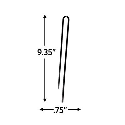 Show full view: MidWest Homes for Pets Replacement Dog Exercise Pen Ground Stakes, Black, 8 count slide 4 of 4