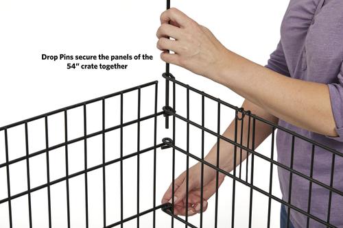 Show full view: MidWest Homes for Pets Replacement Solutions Series Drop Pin for SL45/SL54DD Dog Crates, Black slide 3 of 4