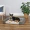 Show in main carousel: MidWest Homes for Pets Signature QuietTime Memory Foam Dog Bed Sofa, Gray, Large slide 4 of 9