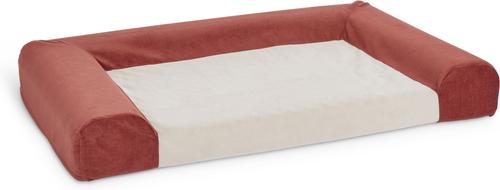 Show full view: MidWest Homes for Pets Signature QuietTime Memory Foam Dog Bed Sofa, Russet, Large slide 1 of 9