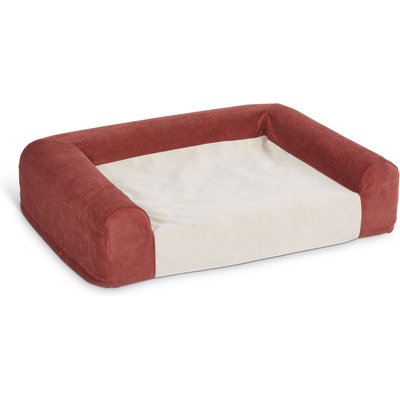 MidWest MidWest Homes for Pets Signature QuietTime Memory Foam Dog Bed Sofa, Russet, Small
