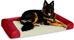 MidWest Homes for Pets Signature QuietTime Memory Foam Dog Bed Sofa, Russet, X-Large