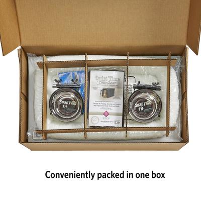 Show full view: MidWest iCrate Double Door Collapsible Wire Dog Crate Kit, Black, 22 inch slide 8 of 11