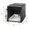 Show in main carousel: MidWest iCrate Double Door Collapsible Wire Dog Crate Kit, Black, 30 inch slide 3 of 10