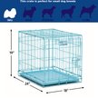 Show in main carousel: MidWest iCrate Double Door Collapsible Wire Dog Crate Kit, Blue, 24 inch slide 3 of 6
