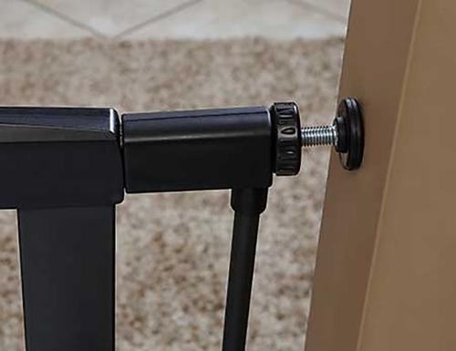 Show full view: MidWest iCrate Fold & Carry Double Door Collapsible Dog Crate, 48 inch + Steel Pet Gate, Graphite, 39-in slide 9 of 9