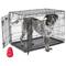 Show in main carousel: MidWest iCrate Fold & Carry Double Door Collapsible Wire Dog Crate, 36 inch + KONG Classic Dog Toy, Large slide 1 of 9