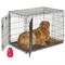 Show in main carousel: MidWest iCrate Fold & Carry Double Door Collapsible Wire Dog Crate, 42 inch + KONG Classic Dog Toy, Large slide 1 of 9