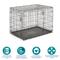 Show in main carousel: MidWest iCrate Fold & Carry Double Door Collapsible Wire Dog Crate, 42 inch + KONG Classic Dog Toy, Large slide 5 of 9