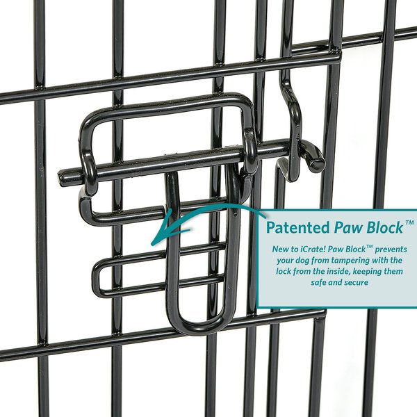 MidWest iCrate Fold & Carry Double Door Collapsible Wire Dog Crate